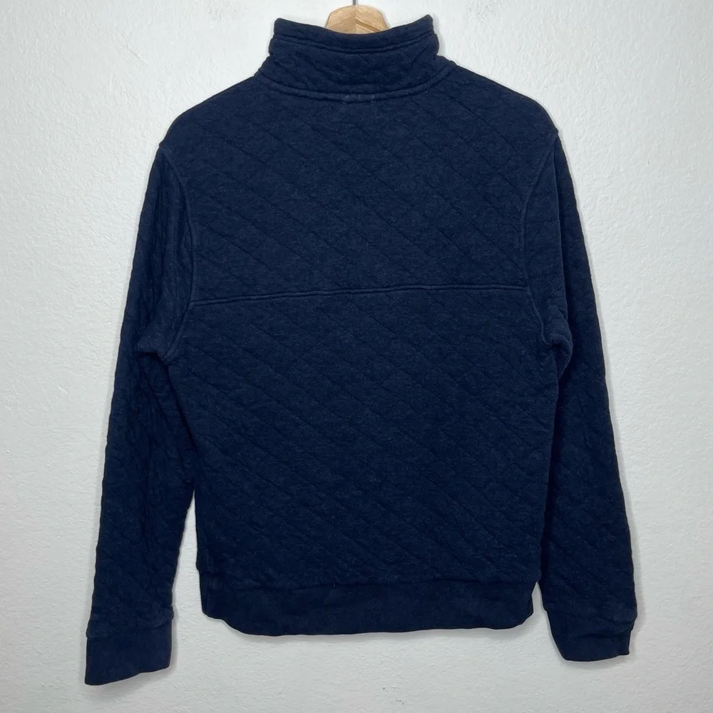 PATAGONIA QUILT SNAP-T PULLOVER Sweatshirt Navy Blue Size XS Classic Unisex